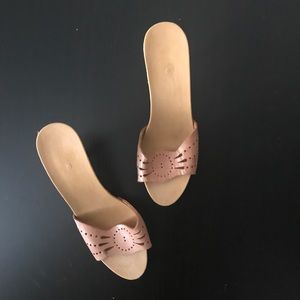 Vibram Nude Slip on Heels